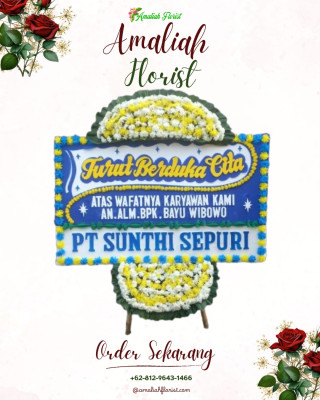 Papan Bunga Duka di Bandar Pulau